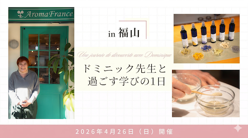 ドミニック先生と過ごす学びの1日 in 福山｜クレイ＆イドロラ ワンデーレッスン開催
